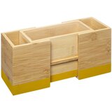 5five Kutija za pribor Modern 18X10X12cm bambus žuta | Eponuda.ba