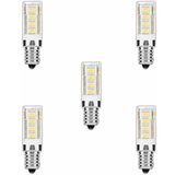 Avide 5x led žarnica – sijalka e14 4,5w mini nevtralno bela 4000k 55x15mm Cene