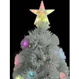 vidaXL umjetno božićno drvce led bijelo 120 cm optička vlakna | shoptok.hr