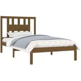  Posteljni okvir medeno rjav iz trdne borovine 100x200 cm, (20643734) | Shoptok.si