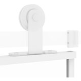  Klizna vrata bijela 76x205 cm od kaljenog stakla i aluminija | shoptok.hr