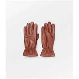 Beck Sondergaard Rokavice Smooth Leather Gloves Brown Kostanjeva Cene