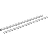  Cijev za ormar 2 pcs Srebrno 764 x 15 x 29 mm | shoptok.hr