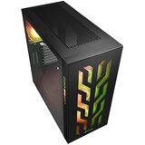 Sharkoon Kućište gaming, ELITE SHARK CA300T 4×120 mm Addressable RGB Fans, black | Eponuda.ba