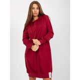 RELEVANCE Tunic-RV-TU-8356.90-burgundy | Shoptok.si