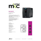 Mkc UPS/ Brezprekinitveno napajanje, 800VA, 480W - MK-800UPS | Shoptok.si