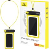  Etui Baseus DeepDive vodoodporno ohišje IPX8 s 4-plastnim tesnjenjem - črno-rumeno, (22005227) | Shoptok.si