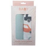 Bambo Baby Textil tetra pelene od muslina 2/1 Autići | Eponuda.ba