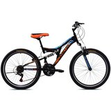 Capriolo bicikl mtb dakota 24/18HT crno-oranž