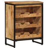 vidaXL Stalak za vino za 9 boca 55 x 33 x 70 cm masivno drvo manga | shoptok.hr