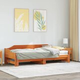  Dnevni krevet na razvlačenje voštano smeđi 80x200 cm | shoptok.hr