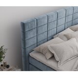 Maison de Rêve Plavi boxspring krevet s prostorom za odlaganje 200x200 cm Ava – | shoptok.hr