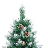  Mršavo božićno drvce Zelena 180 cm PVC i čvrsto drvo bora | shoptok.hr