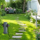  Brilagi - Spoljni stub sa 2 SCHUKO utičnice PILLAR 230V IP44 antracit | Eponuda.com