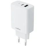 MXTC-10-30AC PD QC charger 1x USB-C 1x USB 30W white