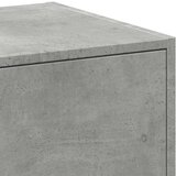 vidaXL Ormarić za lijekove boja betona 30x41x118 cm konstruirano drvo | shoptok.hr