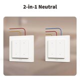 Aqara Pametni prekidač H2 (WS -K08D), 4 gumba - 2 kanala | shoptok.hr