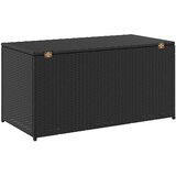  Vrtna kutija za pohranu od poliratana 100 x 50 x 50 cm crna | shoptok.hr