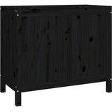  Kutija za rublje crna 88,5 x 44 x 76 cm od masivne borovine | shoptok.hr