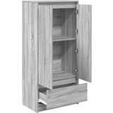 vidaXL Ormarić s ladicom Siva Sonoma 55,5x34x119,5 cm | shoptok.hr
