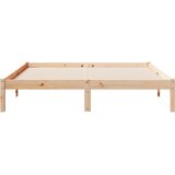  Dugi okvir kreveta bez madraca 140 x 210 cm od borovine | shoptok.hr