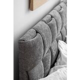 Miuform Sivi tapecirani bračni krevet s podnicom 140x200 cm Eve – | shoptok.hr