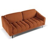 Makamii Oranžna žametna sedežna garnitura 202 cm Nalu – | Shoptok.si