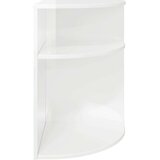  Stranska miza Visok sijaj bela 39,7 x 39,7 x 60 cm, (5000201789) | Shoptok.si
