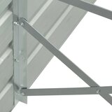  Povišena vrtna gredica od pocinčanog čelika 400x80x45 cm smeđa | shoptok.hr