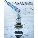 LEEBEIN Električna Čistilna Krtača z 8 Nastavki in Nastavljivim Ročajem | Shoptok.si