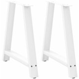 Noge za blagovaonski stol A-oblika 2 kom Bijele 70 x (72-73) cm Čelik | Eponuda.com