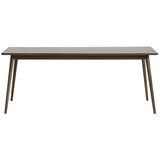 Unique Furniture Smeđi proširiv blagovaonski stol s pločom stola u dekoru hrasta 190x90 cm Barrali – Cijene