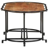 Stolić za kavu 110 x 55 x 40 cm od masivnog bagremovog drva Smeđa | Shoptok.si