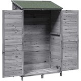  Vrtna Šupa Siva 106 x 56 x 176,5 cm Konstruirano drvo | shoptok.hr