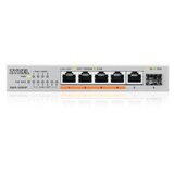 Zyxel XMG-105 5 Port 2,5G 1SFP4 ports 70W total PoE++ Switch | Eponuda.com