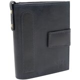 Fashion Hunters Men's navy blue roomy genuine leather wallet | Shoptok.si