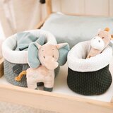 Nattou axel & luna plišana zvečka elephant axel green | shoptok.hr
