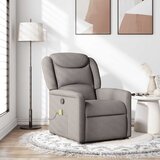 Masažni naslonjač od tkanine smeđesivi | shoptok.hr