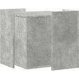 vidaXL Kutija z mačji pijesak boja betona 53x53x51cm konstruirano drvo | shoptok.hr