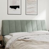  Jastuk za uzglavlje Hanko svjetlosivi 152 cm baršunasti | shoptok.hr