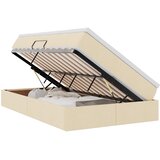  Krevet s madracem i skladištem Krema 120 x 190 cm Poliester | shoptok.hr