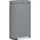 koš za smeti kovina, plastika 36,5D x 31,2Š x 60,8V cm sivo, (5000241863)
