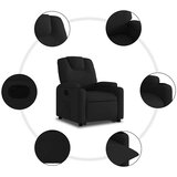  Naslonjač na podizanje od tkanine crni | Eponuda.com