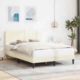 Krevetna konstrukcija Krem 120 x 190 cm Kordura tekstil | Shoptok.si