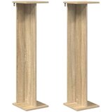  Stalak za biljke 2 pcs Sonoma hrast 25 x 25 5 x 100 5 cm | shoptok.hr