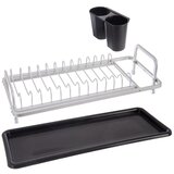 Orion Crno-bijeli metalni ocjeđivač za posuđe 41,5x17 cm Deluxe – | shoptok.hr