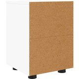  Nočna omarica s predalom Bela 30,5 x 30 x 43 cm Konstruiran les, (5000093127) | Shoptok.si