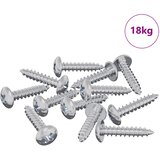  Drvene vijake 10976 pcs Srebrno Čelik | shoptok.hr