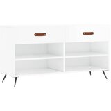 Maison Chic Regal za čevlje - Polica za čevlje visok sijaj bel 102x35x55 cm inženirski les, (21776574) Cene