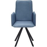 Cantus NASLANJAČ, kovina, tekstil črna, svetlo modra | Shoptok.si